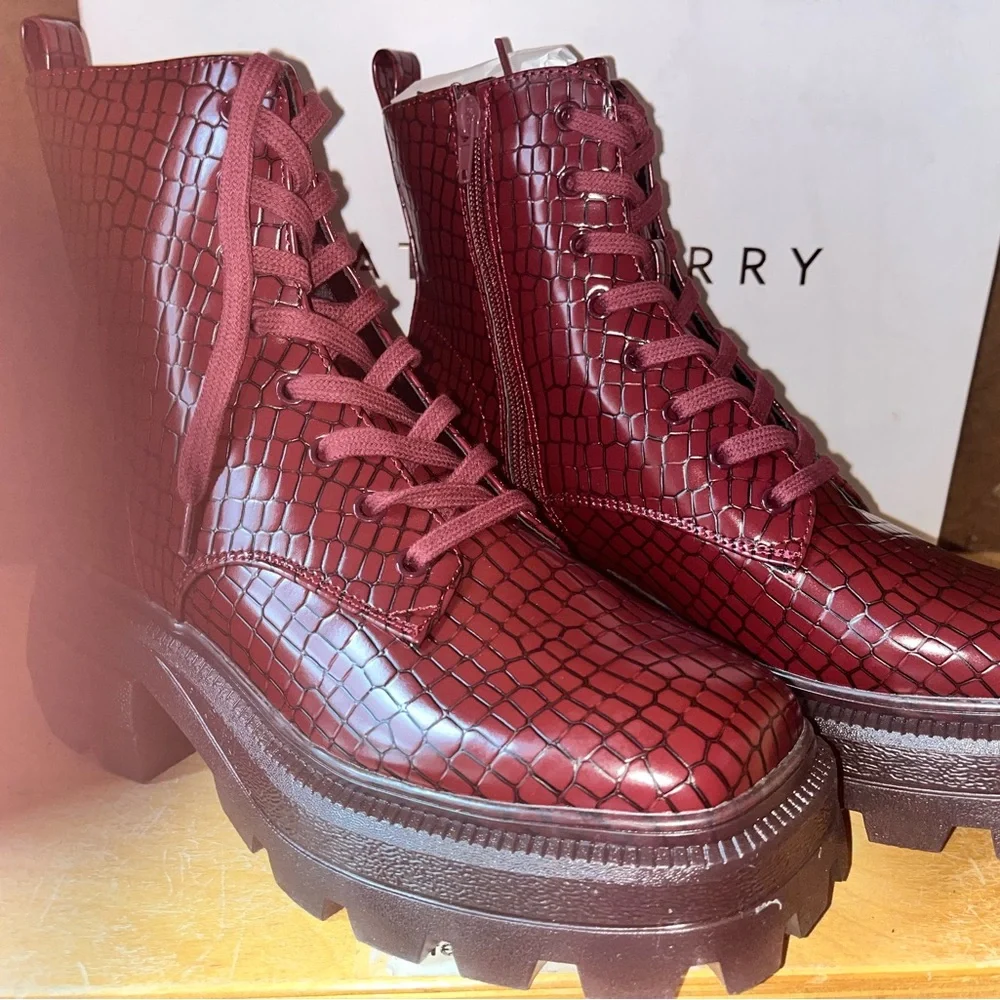 Katy Perry Combat Boots Women’s - Picture 1 of 7